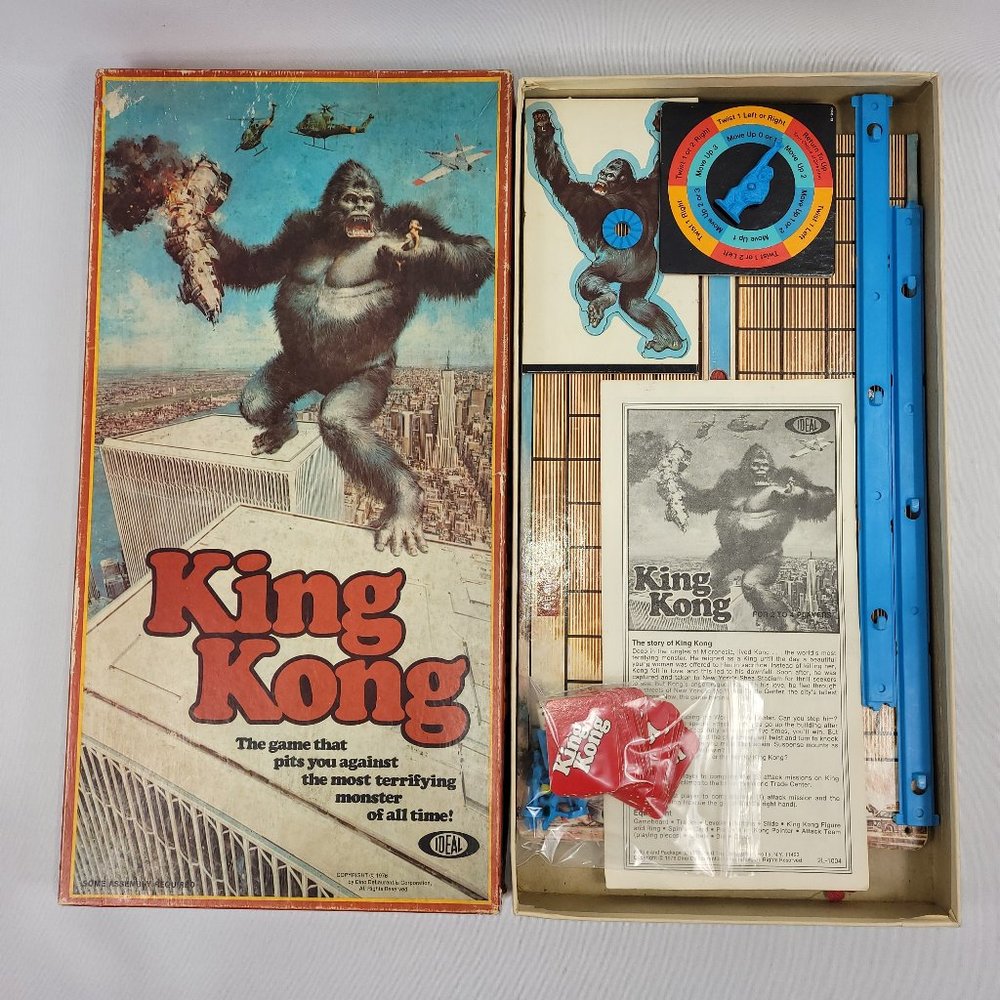 King Kong Vintage 1976 Board Game by Ideal